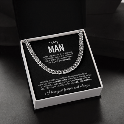 To My Biker – Ride or Die Cuban Chain