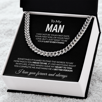 To My Biker – Ride or Die Cuban Chain