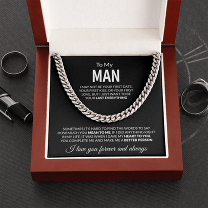 To My Biker – Ride or Die Cuban Chain