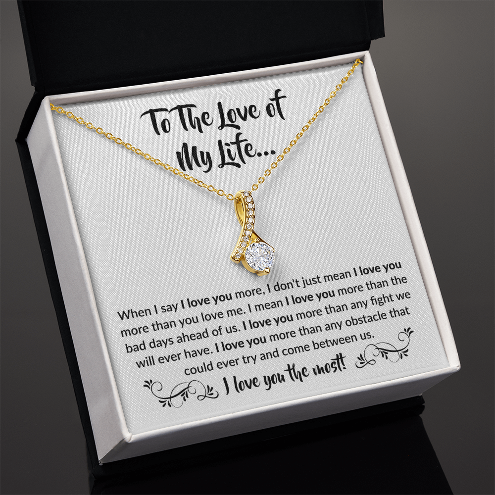To the love of my life | Alluring Beauty Necklace