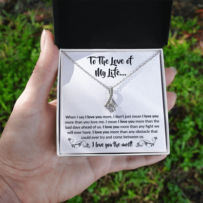 To the love of my life | Alluring Beauty Necklace