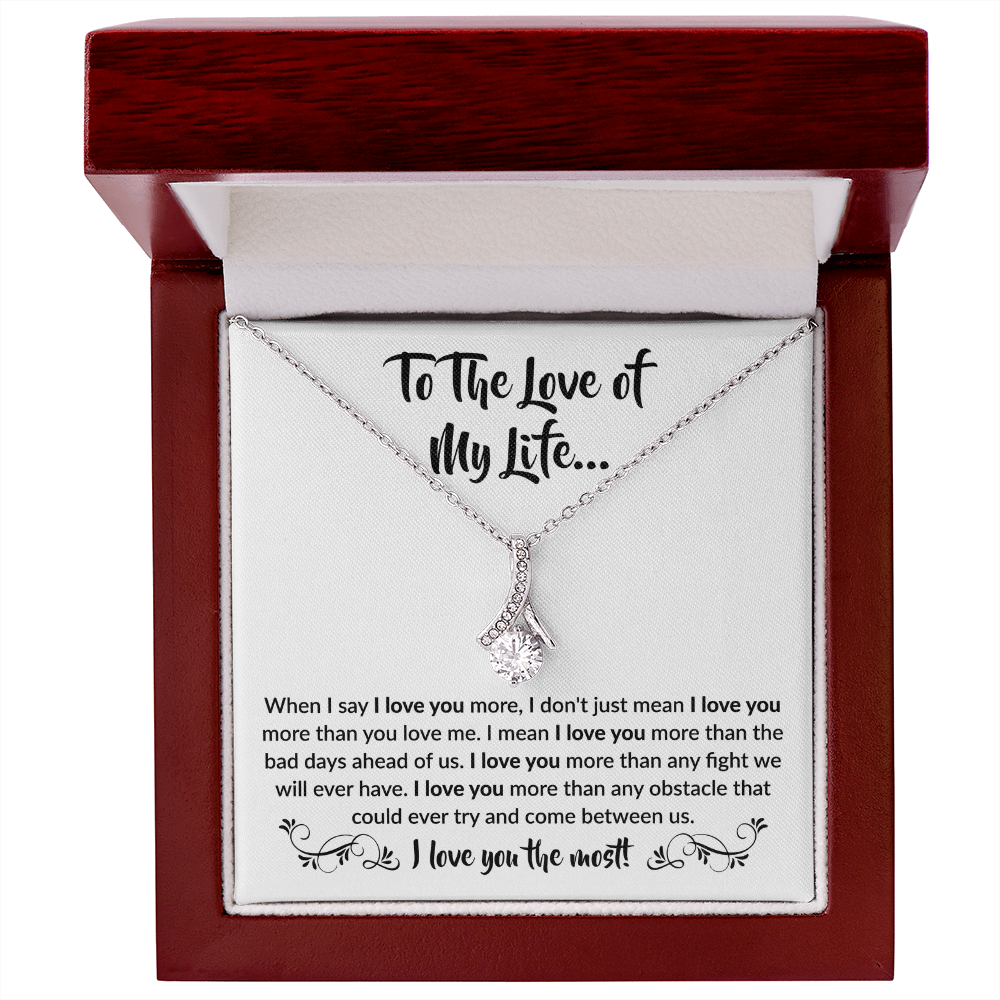 To the love of my life | Alluring Beauty Necklace
