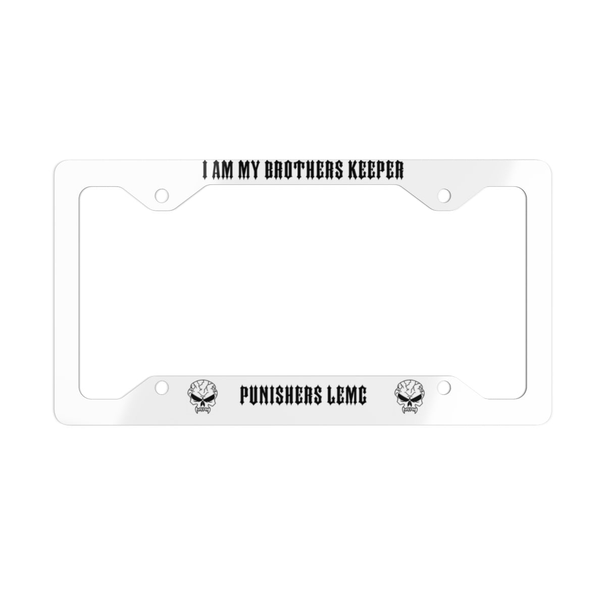 Metal License Plate Frame