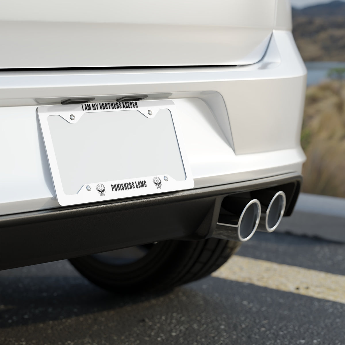 Metal License Plate Frame