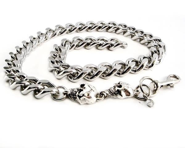 CH33SKXL-22 Monster Leash Necklace with Skull 22"  Necklaces/ Chokers  qykyai-sq.myshopify.com