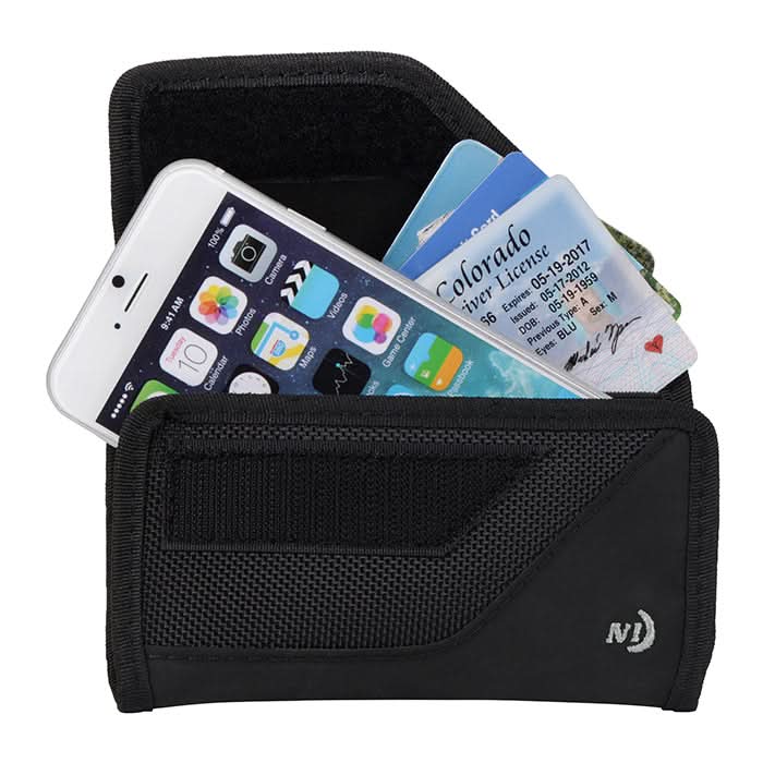 CCSXL-3-1 CLIP CASE SIDEWAYS(tm) UNIVERSAL RUGGED HOLSTERS- BLACK