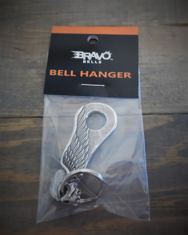 BBH-3 Skull Wing Bell Hanger  Bravo Bells  qykyai-sq.myshopify.com